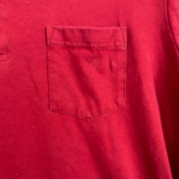 Merona Men's Polo Shirt XL Red Cotton/Polyester Blend - Picture 7 of 8